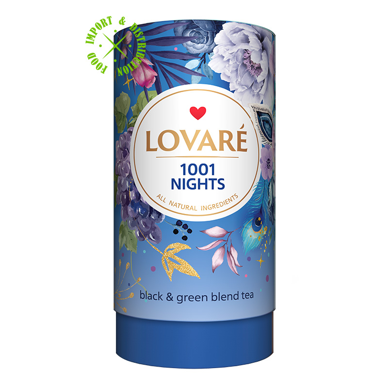 Herbata Lovare czarna i zielona "1001 Nights" liściasta [1 TUBA = 80g]