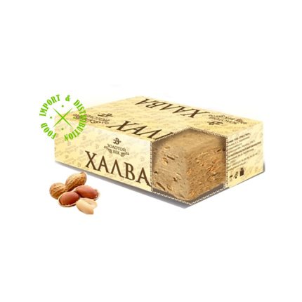 Chałwa słonecznikowa z Orzeszkami Ziemnymi Blok Złoty Wiek [bardzo duża porcja 5kg]