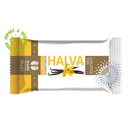 Chałwa słonecznikowa Waniliowa Złoty Wiek [mała porcja 30g]