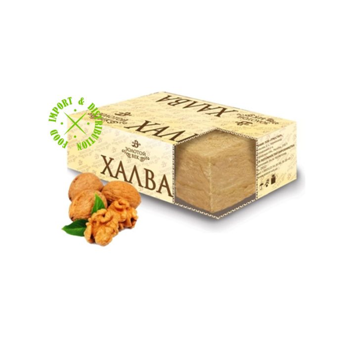 Chałwa słonecznikowa z Orzeszkami Włoskimi Blok Złoty Wiek [bardzo duża porcja 5kg]