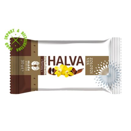 Chałwa słonecznikowa Waniliowa w polewie kakaowej Złoty Wiek [mała porcja 35g]