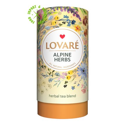 Herbata Lovare mieszanka kwiatowo-ziołowa "Alpine Herbs" liściasta [1 TUBA = 80g]