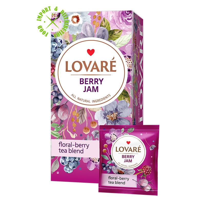 Herbata Lovare mieszanka ekspresowa "Berry Jam" [24tor. x 1.5g]
