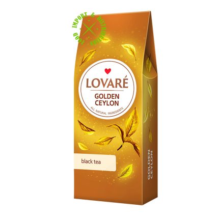 Herbata Lovare czarna "Golden Ceylon" liściasta [1 stójka = 80g]