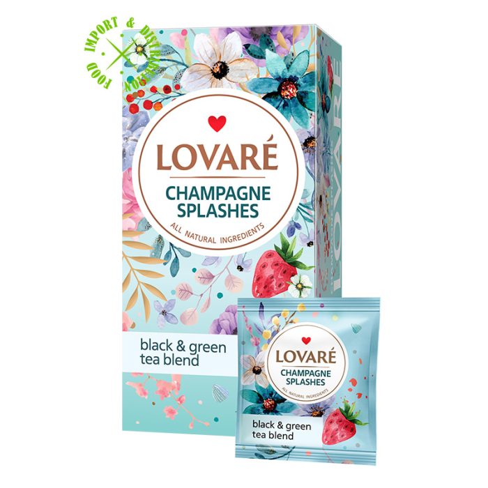 Herbata Lovare mieszanka ekspresowa "Splashes of Champagne" [24tor. x 1.5g]