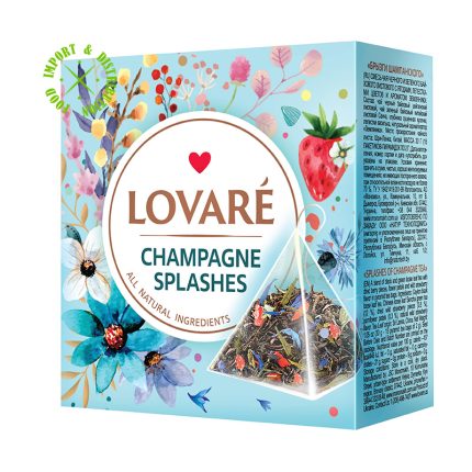Herbata Lovare mieszanka herbat "Splashes of Champagne" [15 piram. po 2gr]