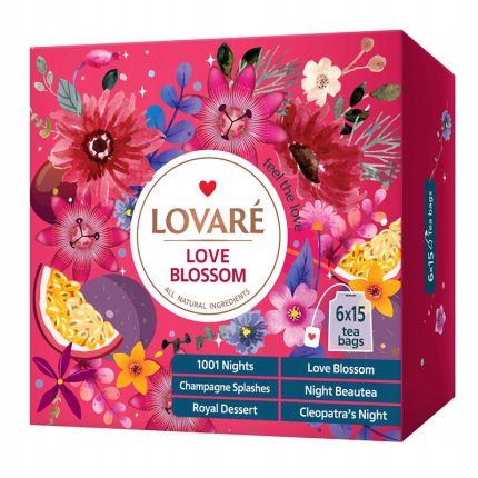 Herbata Lovare mieszanka ekspresowa "Love Blossom" [90tor. x 2g]