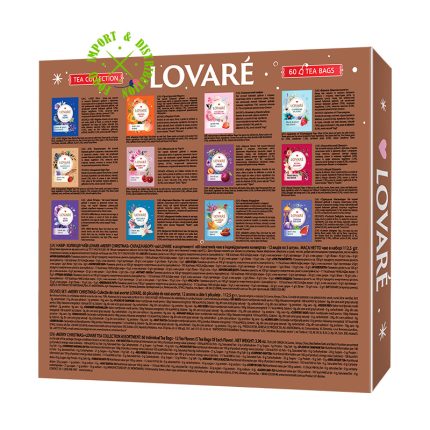 Herbata Lovare Zestaw herbat z dodatkami "Merry Christmas Winter edition" [60 tor. po 2g]