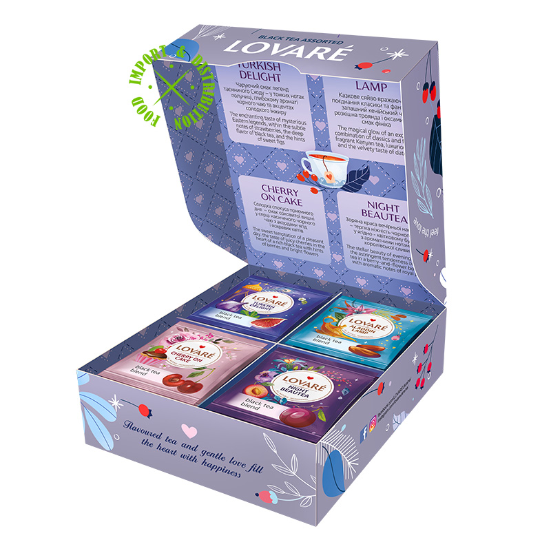Herbata Lovare Zestaw 4 smaky 32 Herbaty "WINTER TEA ASSORTED" [32 tor. po 2g]
