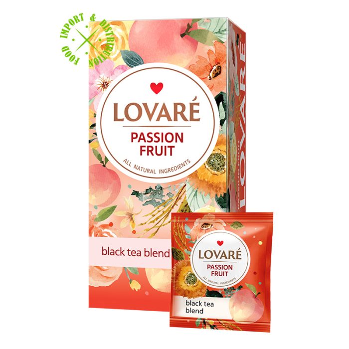Herbata Lovare mieszanka ekspresowa "Passion Fruit" [24tor. x 2g]