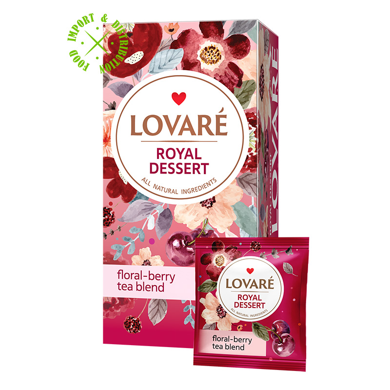 Herbata Lovare mieszanka ziołowa "Royal Desser" ekspresowa [24tor. = 1.5g]