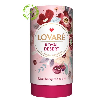 Herbata Lovare owocowa "Royal Desser" liściasta [1 TUBA = 80g]