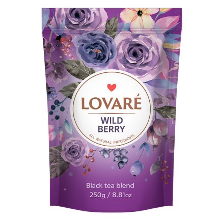 Herbata Lovare czarna z dzikimi jagodami "Wild Berry" liściasta [1 opak. = 250g]