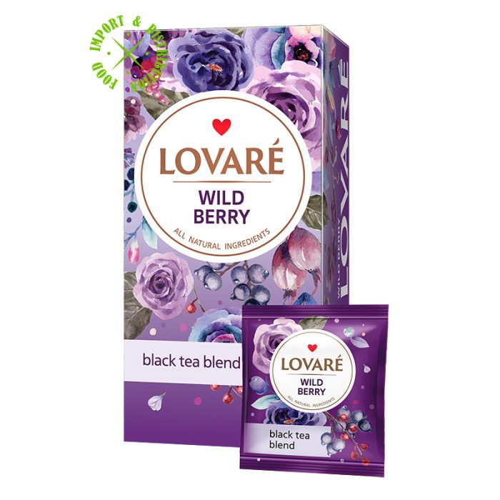Herbata Lovare mieszanka ekspresowa "Wild Berries" [24tor. x 2g]