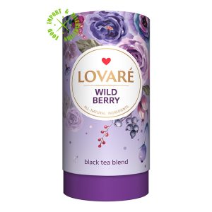 Herbata Lovare czarna z dzikimi jagodami "Wild Berry" liściasta [1 TUBA = 80g]