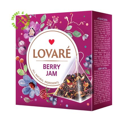 Herbata Lovare mieszanka herbat "Berry Jam" [15 piram. po 2gr]