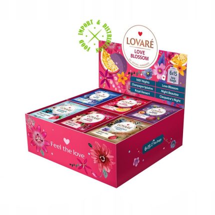 Herbata Lovare mieszanka ekspresowa "Love Blossom" [90tor. x 2g] (Kopia)