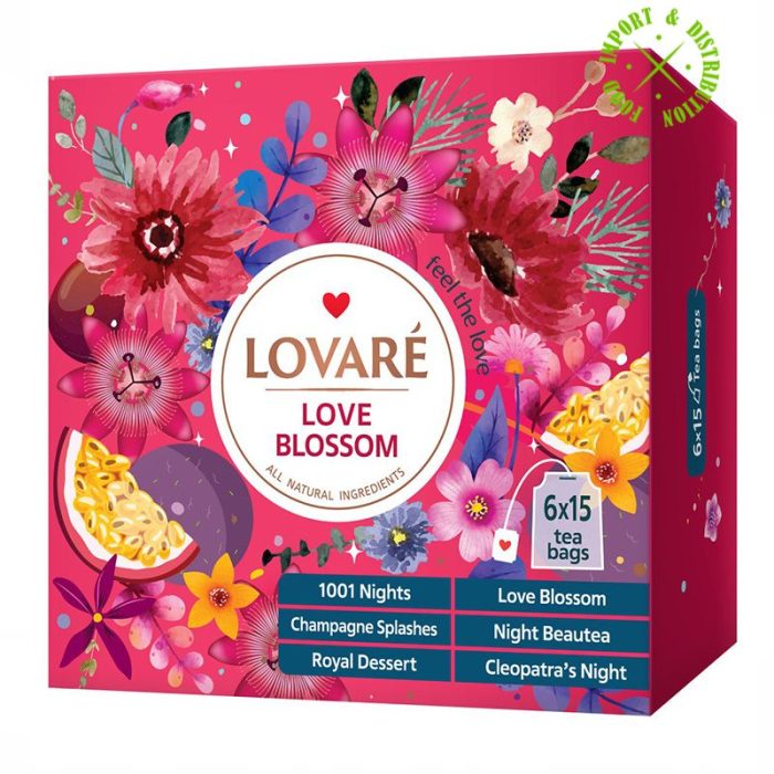 Herbata Lovare mieszanka ekspresowa "Love Blossom" [90tor. x 2g] (Kopia)