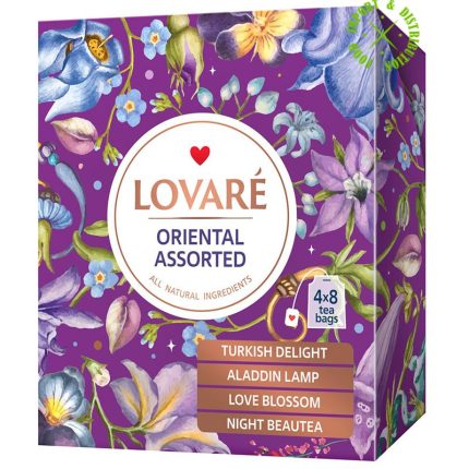 Herbata Lovare Zestaw kwiatowych herbat z dodatkami "Assorted Oriental" [32 tor. po 2g]