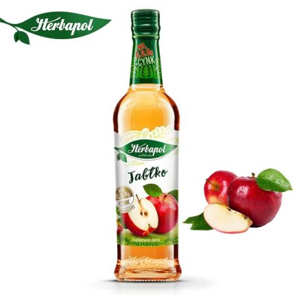 Herbapol Syrop o Smaku Jabłka suplement diety [1 butelka = 420 ml]