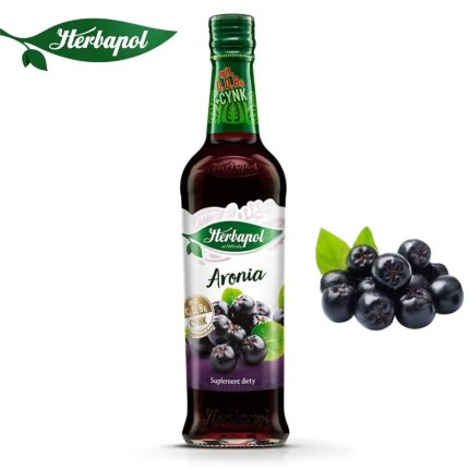 Herbapol Syrop o Smaku Aronii suplement diety [1 butelka = 420 ml]