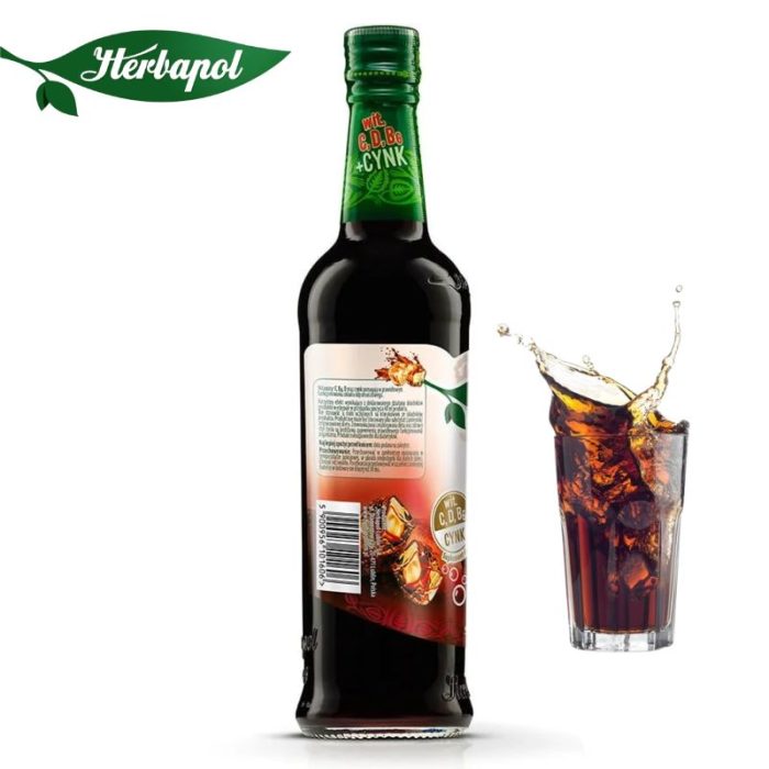 Herbapol Syrop o Smaku Cola suplement diety [1 butelka = 420 ml]