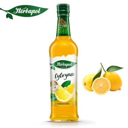 Herbapol Syrop o Smaku Cytryny suplement diety [1 butelka = 420 ml]