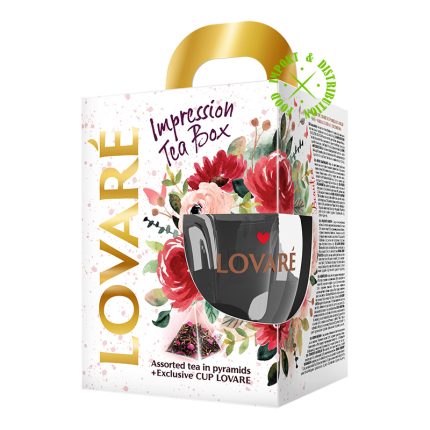 Herbata Lovare Kolekcja 4 smaki "Impression Tea Box" [30 piram. po 2g]