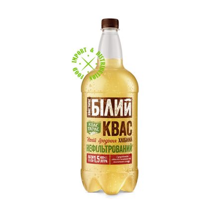 Kwas chlebowy naturalny "Taras Biały" [1 duża butelka = 1.5L]
