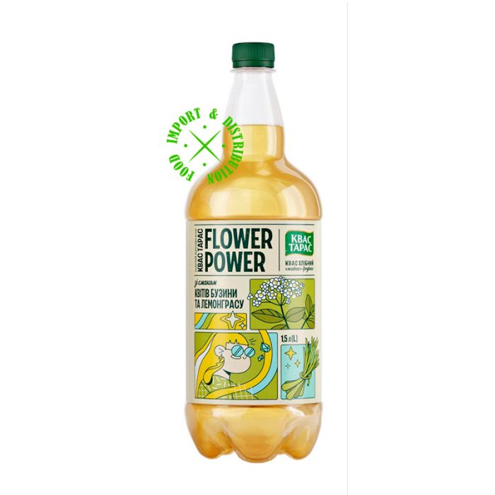 Kwas chlebowy naturalny "Taras Moc Kwiatów" [1 duża butelka = 1.5L]