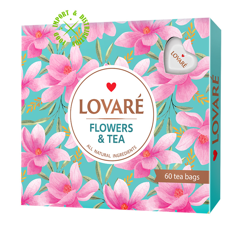 Herbata Lovare Zestaw kwiatowych herbat z dodatkami "SPRING FLOWERS TEA" [60 tor. po 2g]