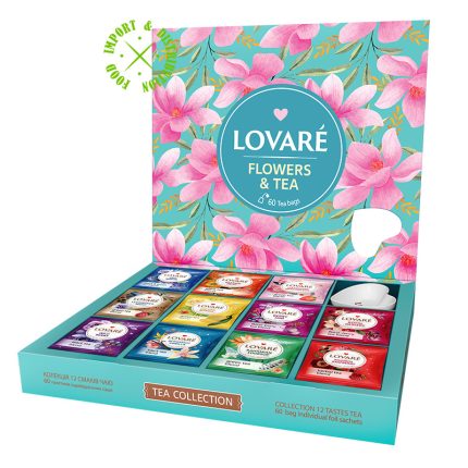 Herbata Lovare Zestaw kwiatowych herbat z dodatkami "SPRING FLOWERS TEA" [60 tor. po 2g]