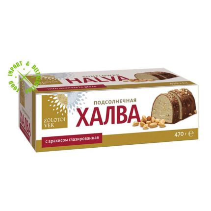 Chałwa słonecznikowa z Orzeszkami Ziemnymi Złoty Wiek [duża porcja 470g]