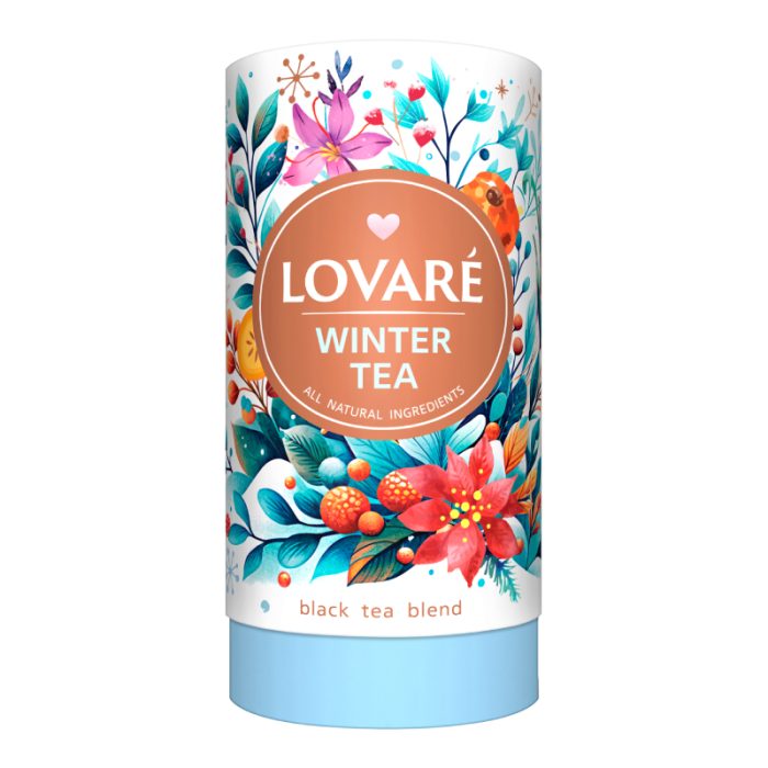 Herbata Lovare czarna mieszanka z dodatkami "WINTER TEA" liściasta [1 TUBA = 80g] - obrazek 1