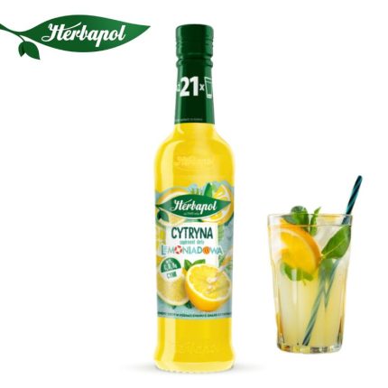 Herbapol Syrop o Smaku Cytryny Lemoniadowej suplement diety [1 butelka=420ml]