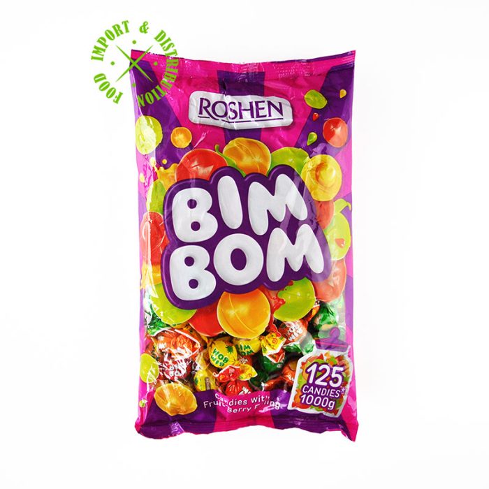 Cukierki Roshen "Bim Bom" karmelki owocowe [1 opak =1kg]