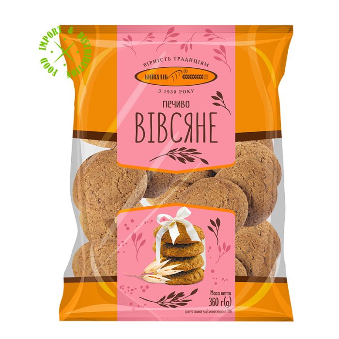 Kijów Chleb Ciastka "Owsiane" [1 opak =360g]