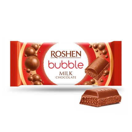 Czekolada Roshen mleczna z bąbelkami [1 tabliczka =80g]