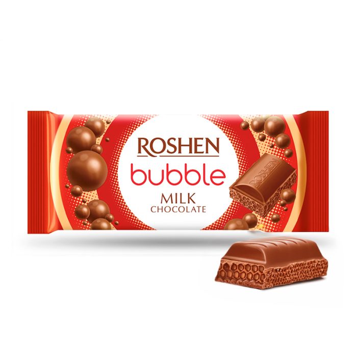 Czekolada Roshen mleczna z bąbelkami [1 tabliczka =80g]