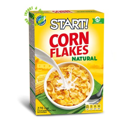 Płatki śniadaniowe Płatki "START" kukurydziane naturalne [1 opak =270g]