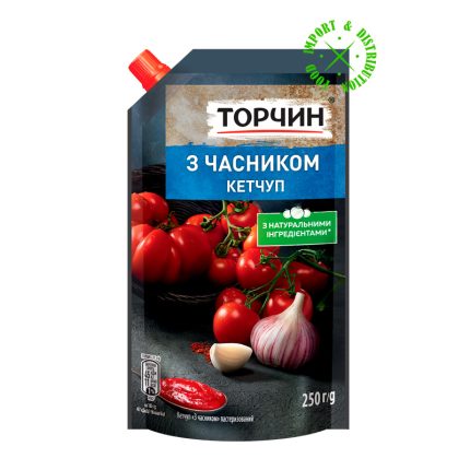 Torczyn Ketchup "Z czosnkiem" Pasteryzowany [1 opak =250g]