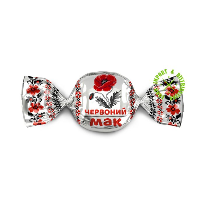 Cukierki Ametyst pralinowe z okruchami karmelu w polewie kakaowej "Czerwony Mak" [1 opak =1kg]
