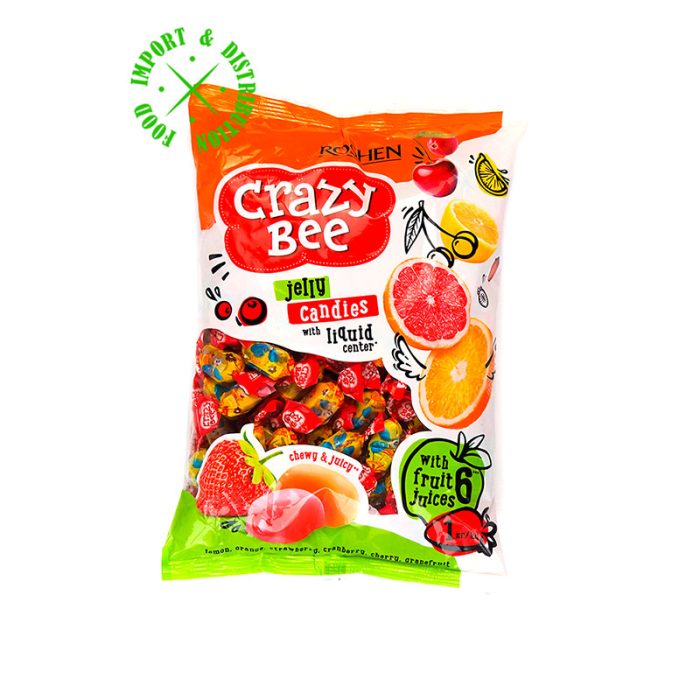 Cukierki Roshen "Crazy Bee" wocowe galaretki [1 opak =1kg]