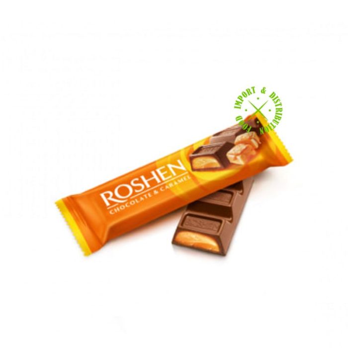 Baton Roshen Czekoladowy z nadzieniem karmelowym [1 batonik =33g]