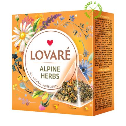 Herbata Lovare mieszanka kwiatowo-ziołowa "Alpine Herbs" [15 piram. x 2g]