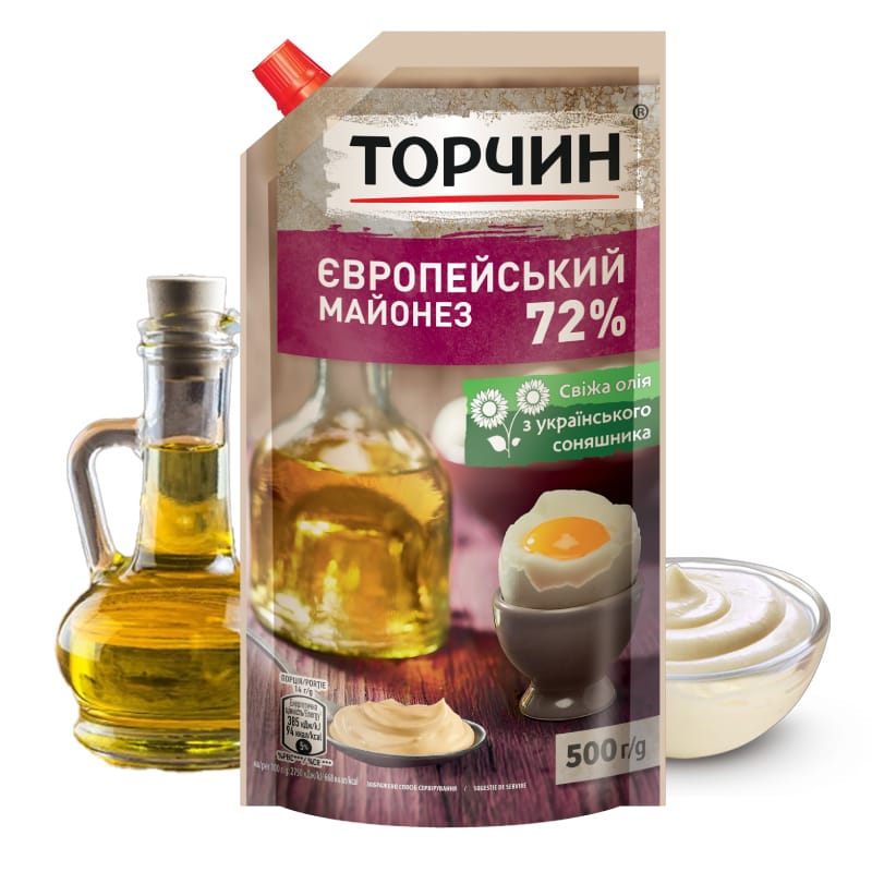 majonez europejski 500g Torczyn Sos majonezowy „Europejski” 500g - obrazek 1