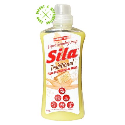 Sila Mydło w Płynie do Prania w płynie w butelce [1 opak =600ml]