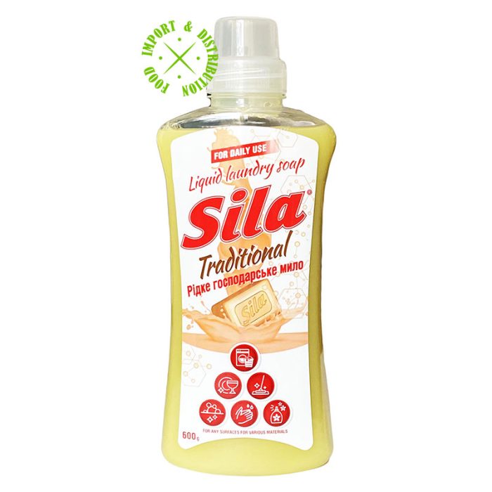 Sila Mydło w Płynie do Prania w płynie w butelce [1 opak =600ml]