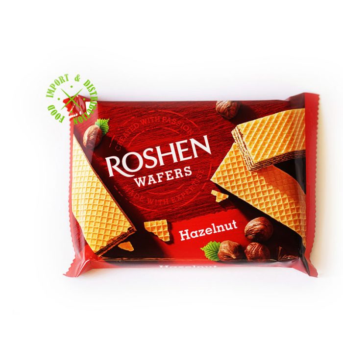 Wafelki Roshen "Wafers Hazelnut" orzechowe [1 opak =72g]
