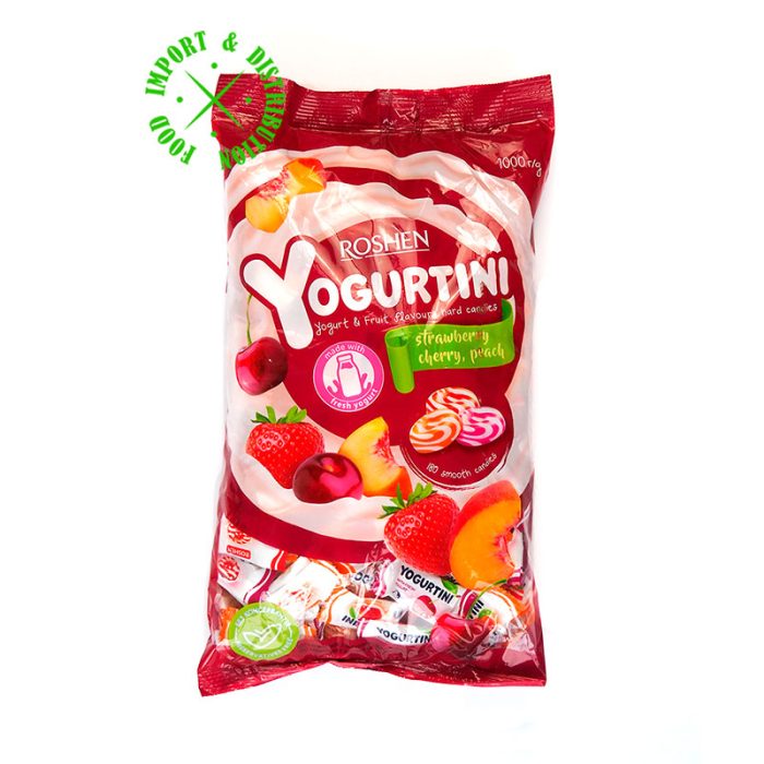 Cukierki Roshen "Yogurtini" karmelki owocowe [1 opak =1kg]